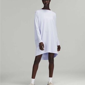 lululemon athletica Long Sleeve Dress in Light Purple